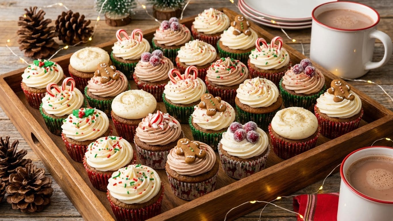 Holiday Cupcakes: Festive Designs for Christmas Parties