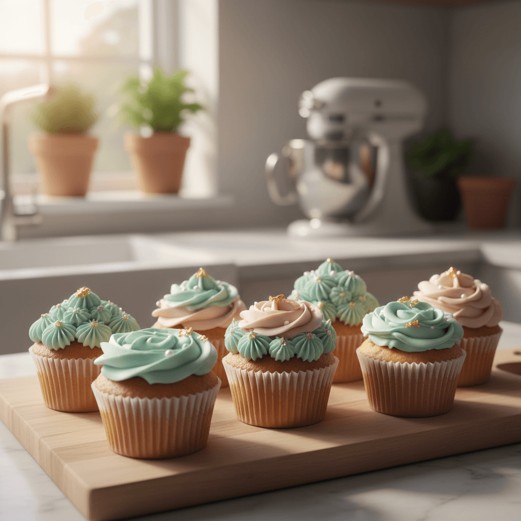 decorating buttercream cupcakes