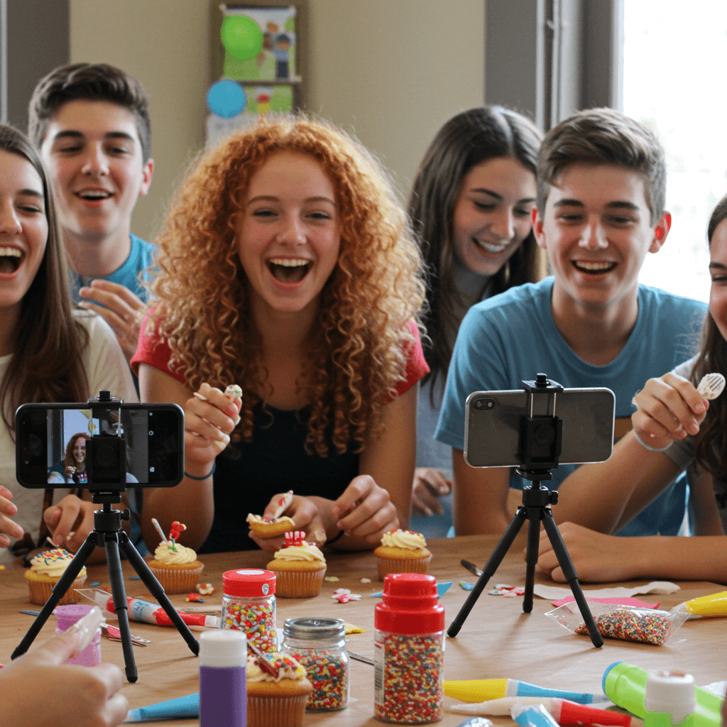 TikTok-Inspired Cupcake Challenges for Teens