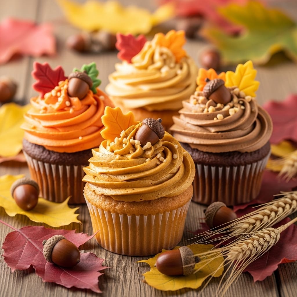 Best autumn harvest cupcakes