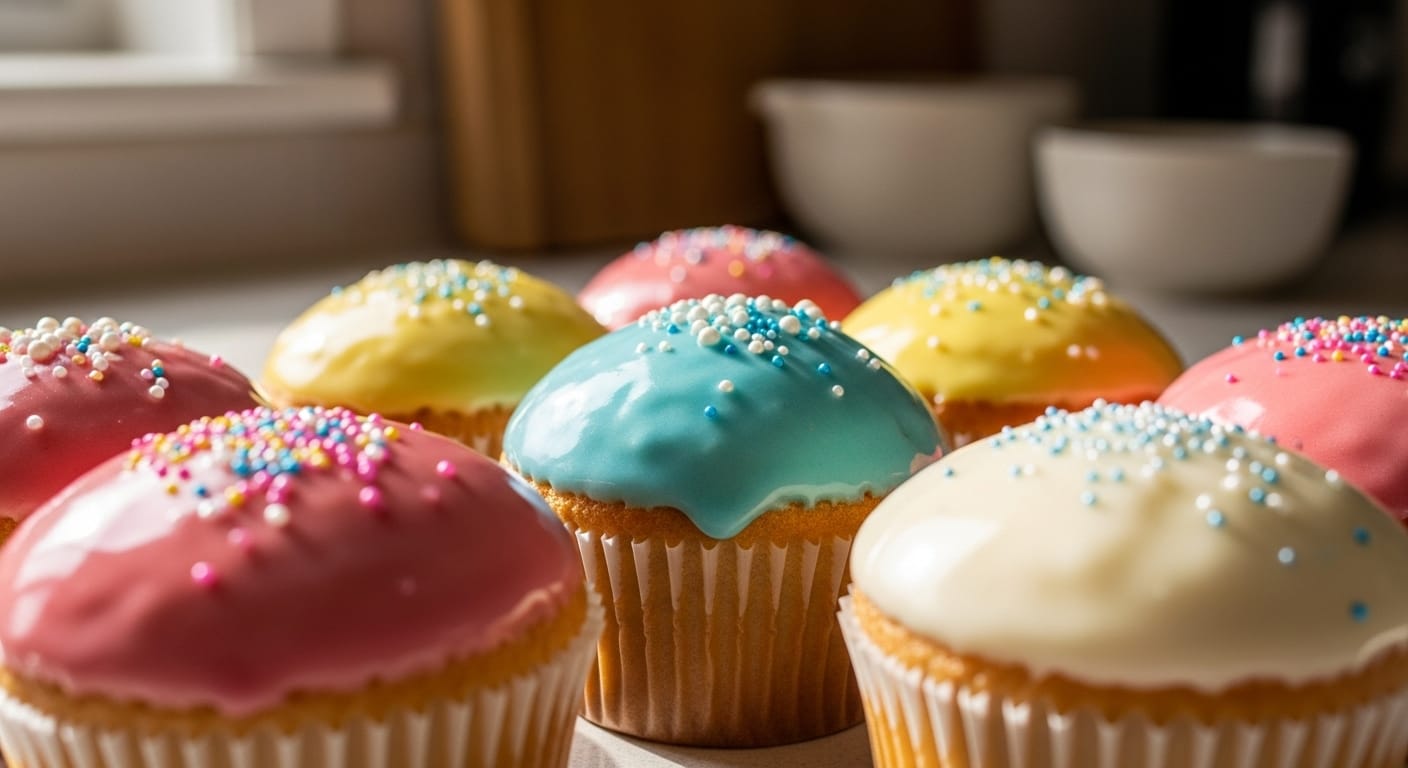 Cupcake Glaze Tutorial for a Perfect Shiny Finish