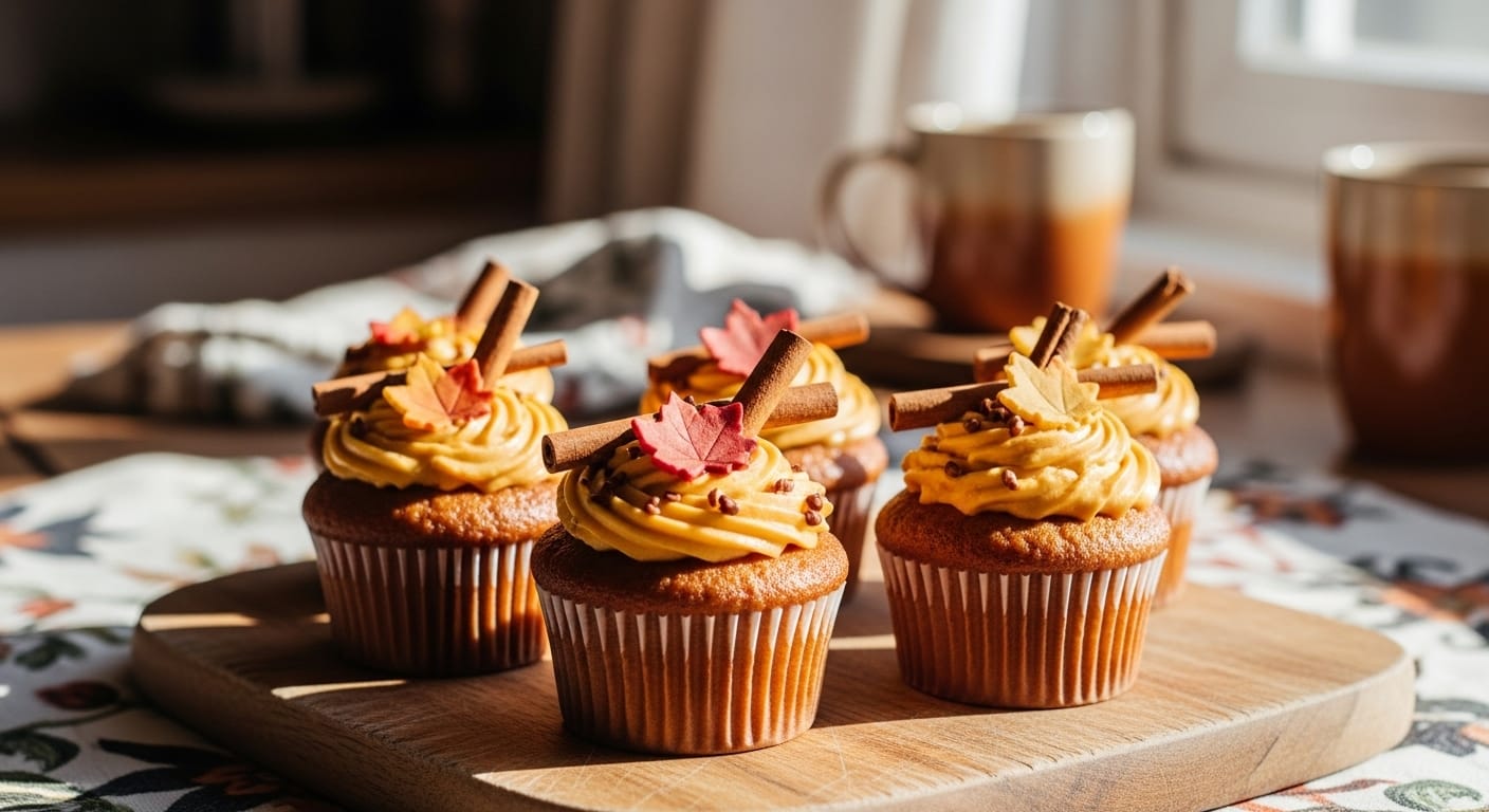 Healthy Fall Cupcakes for a Cozy Seasonal Treat