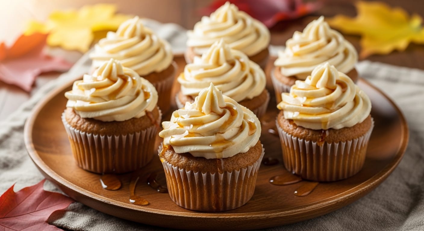 Best Vegan Maple Cupcakes with Cozy Autumn Flavor