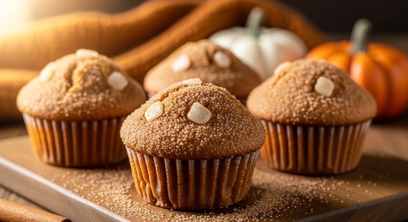 Nutmeg Spice Cupcakes with Cozy Autumn Flavor
