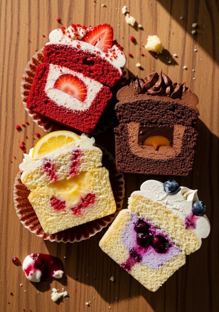 cupcake layering tutorial