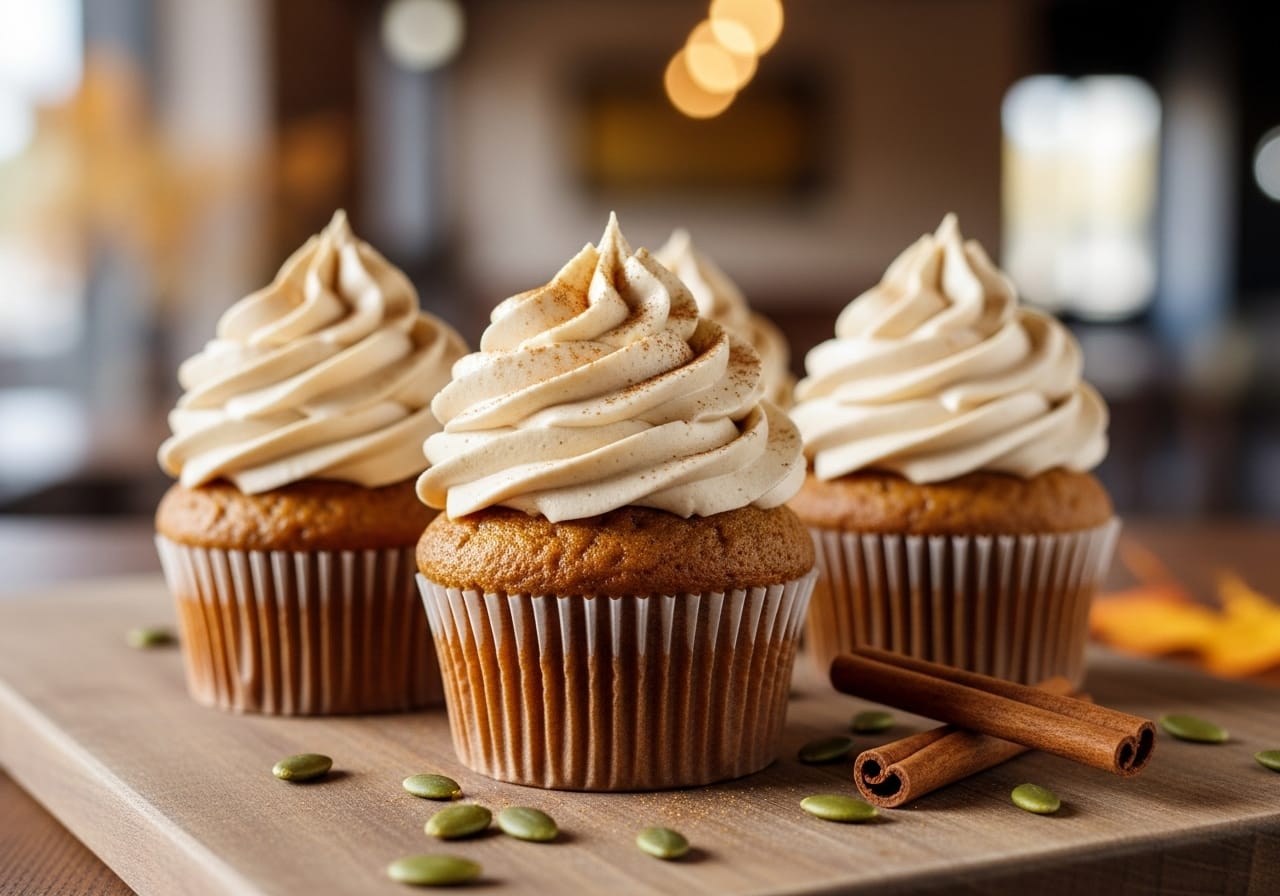 Cozy Pumpkin Latte Cupcakes for an Unforgettable Fall Treat