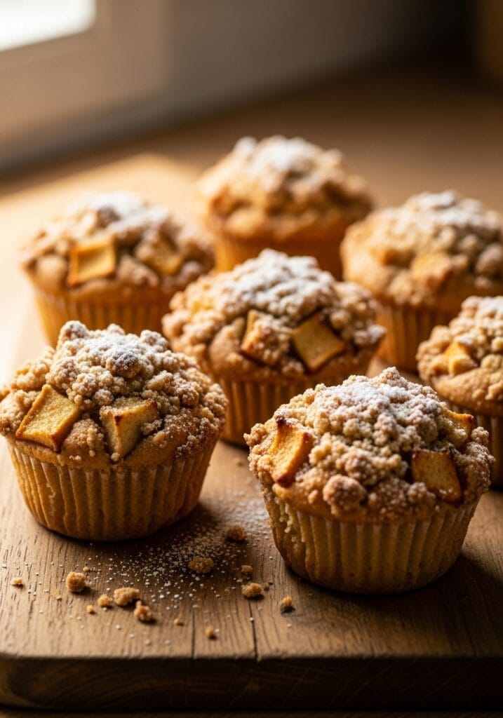 apple crumble cupcakes