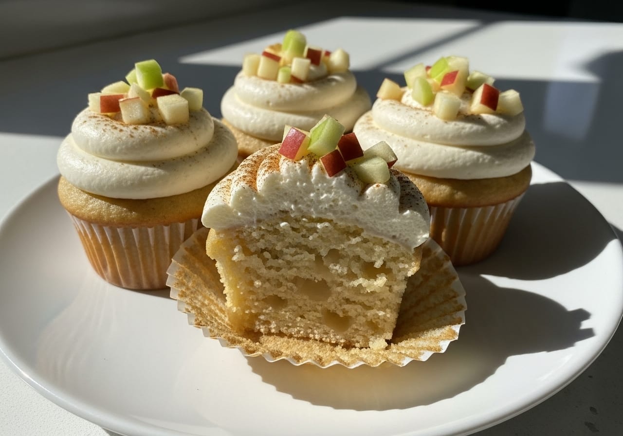 Guilt-Free Sugar Free Apple Cupcakes with Powerful Flavor