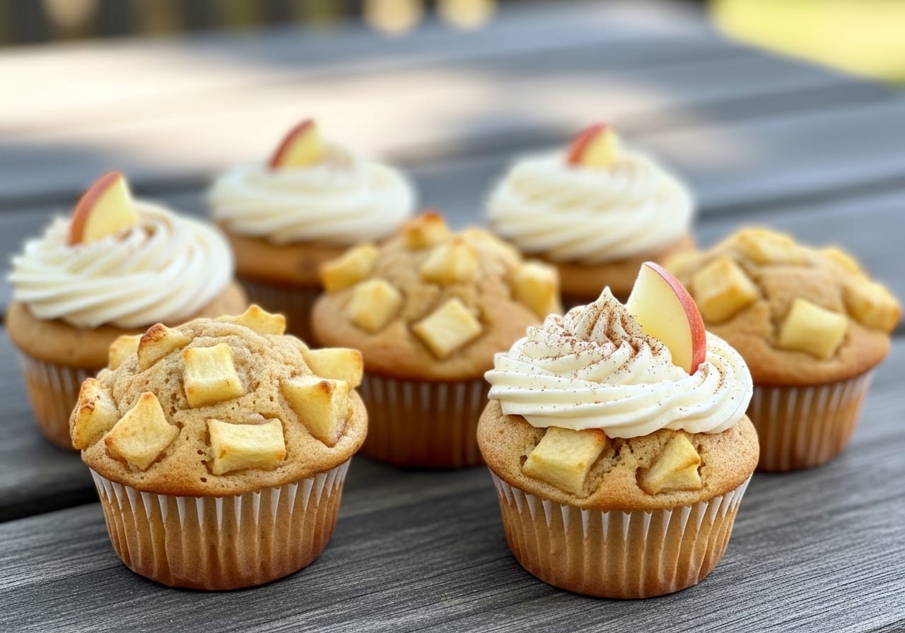 Amazing Gluten Free Apple Cupcakes with Fresh Flavor