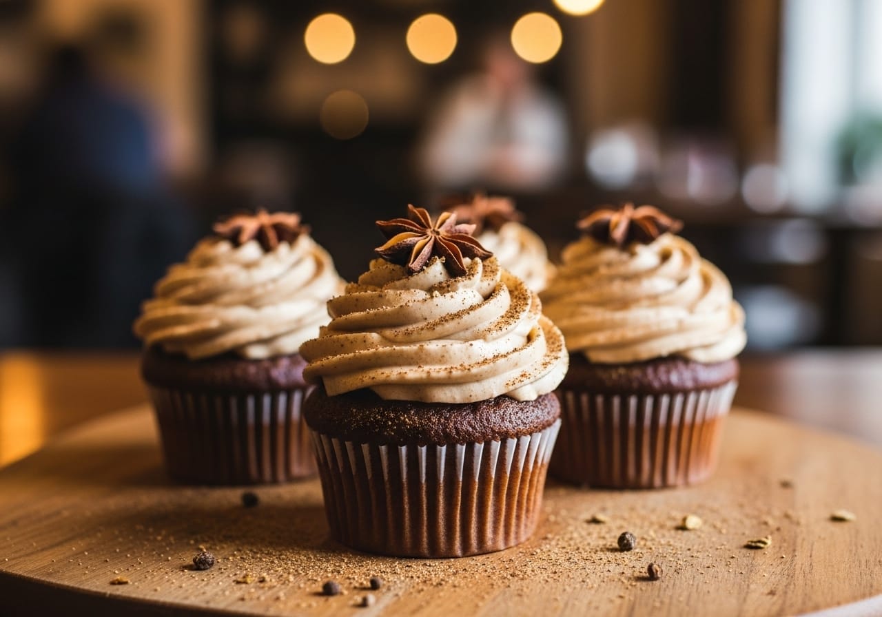Delightful Vegan Chai Cupcakes with Bold Spiced Flavor