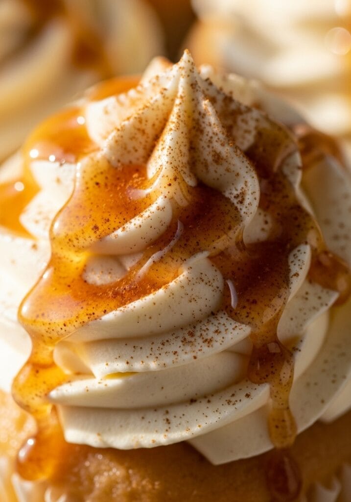 cinnamon maple cupcakes