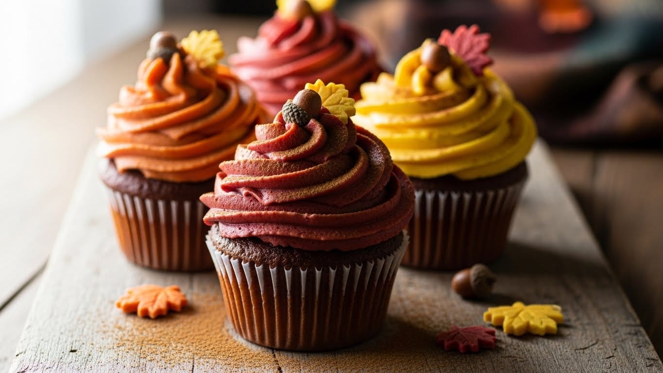 Cozy Autumn Cupcakes with Irresistible and Powerful Flavor