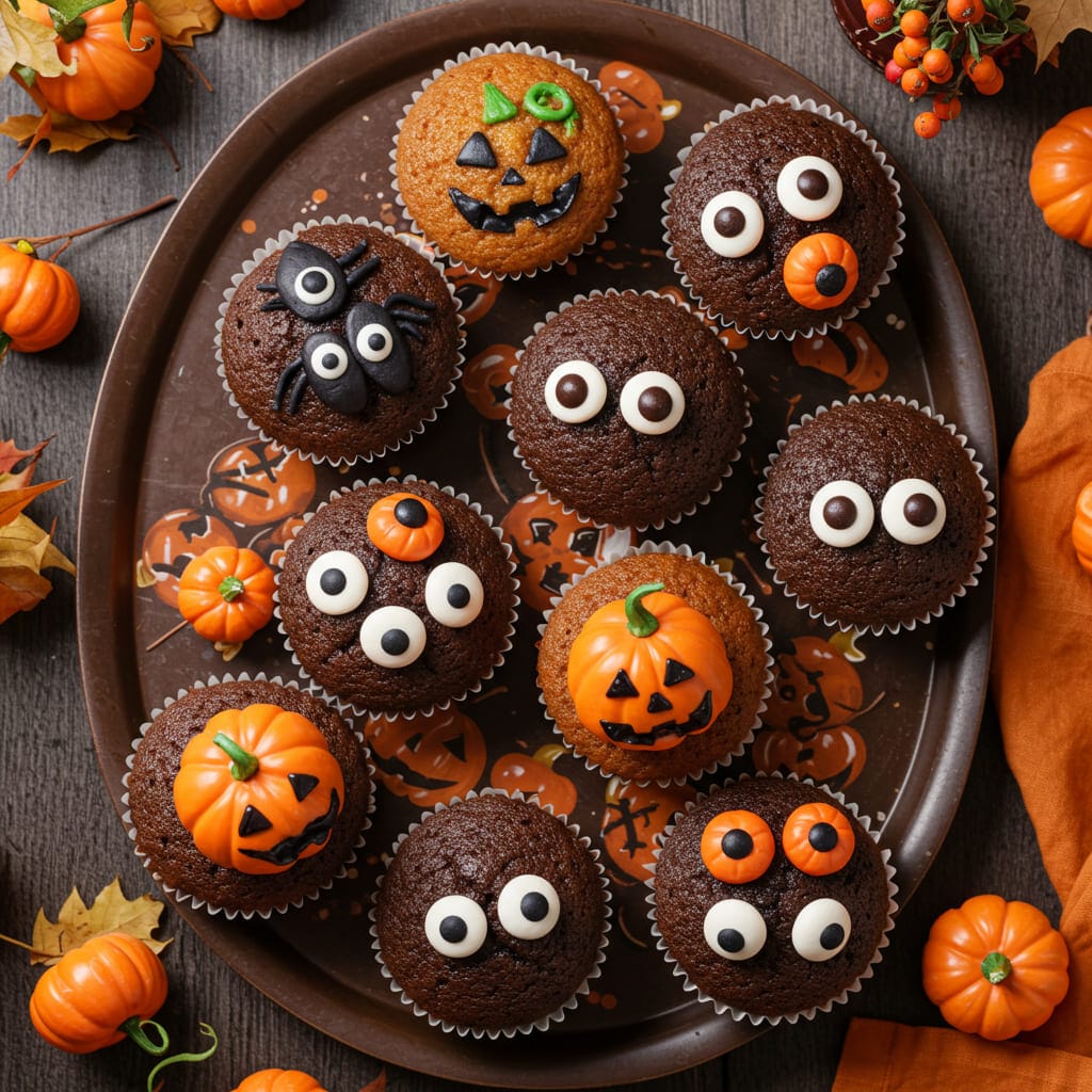 Healthy High-Fiber Halloween Cupcakes – Guilt-Free Treats