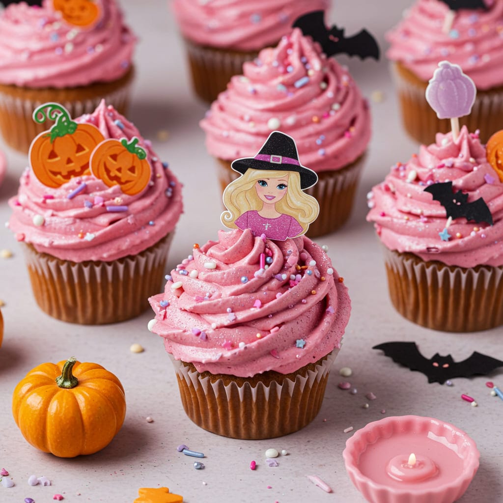 Glamorous Barbie Halloween Cupcakes Everyone Will Love