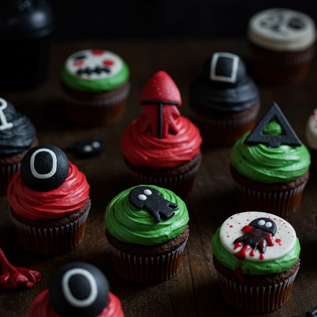 Sinister Squid Game Halloween Cupcakes Everyone Will Remember