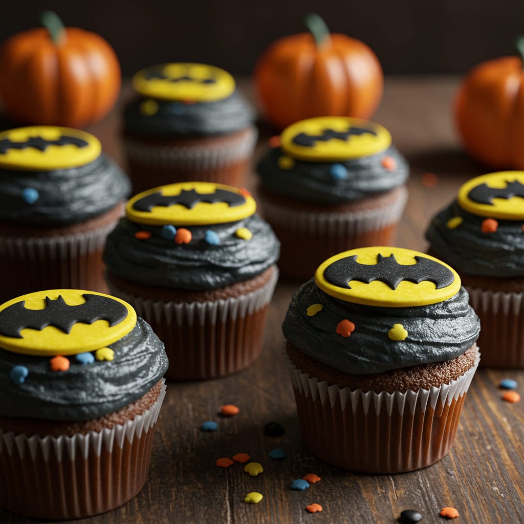 🦇 Irresistible Batman Halloween Cupcakes You’ll Love