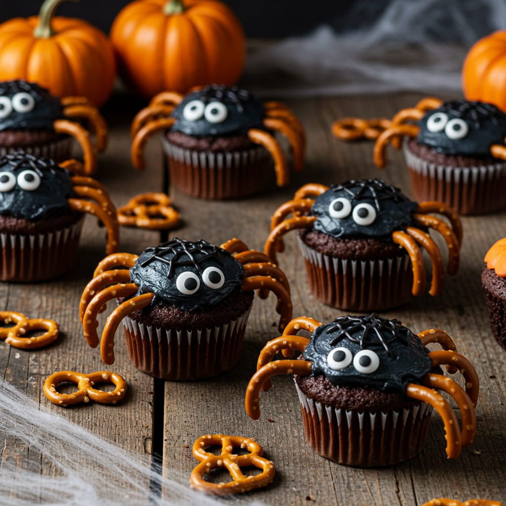 Gluten-Free Spider Cupcakes – Shockingly Creepy Halloween Treats