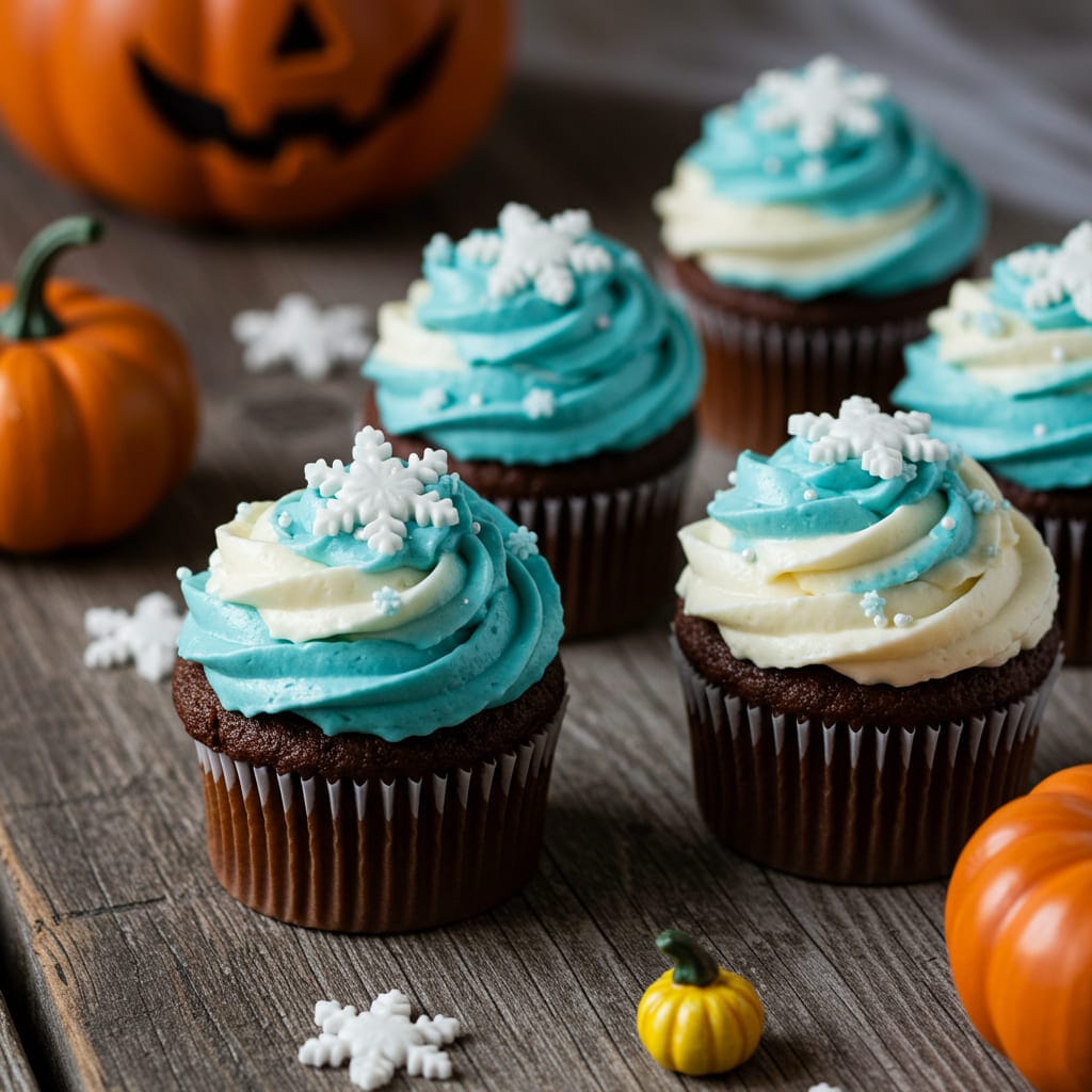 Frozen Halloween Cupcakes – Wickedly Cute