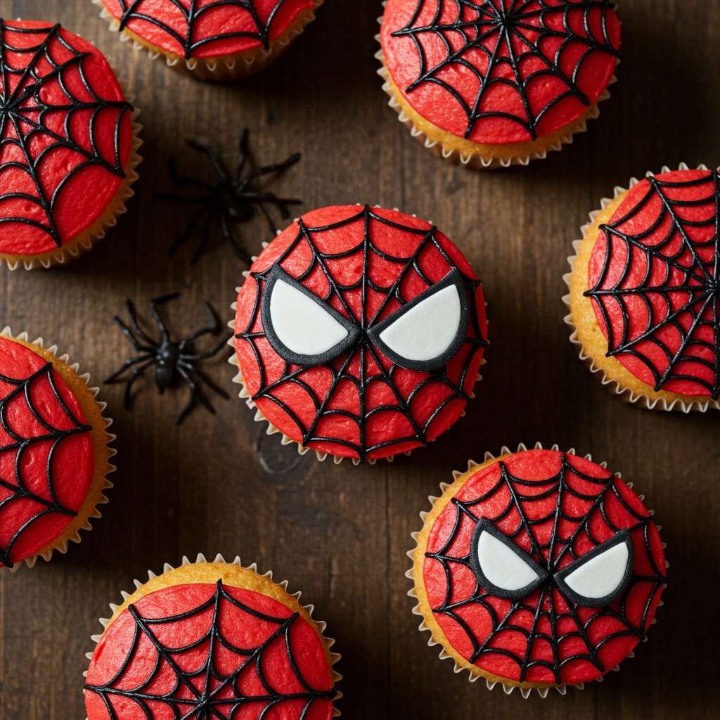 Spider-Man Halloween Cupcakes – Epic Party Treats