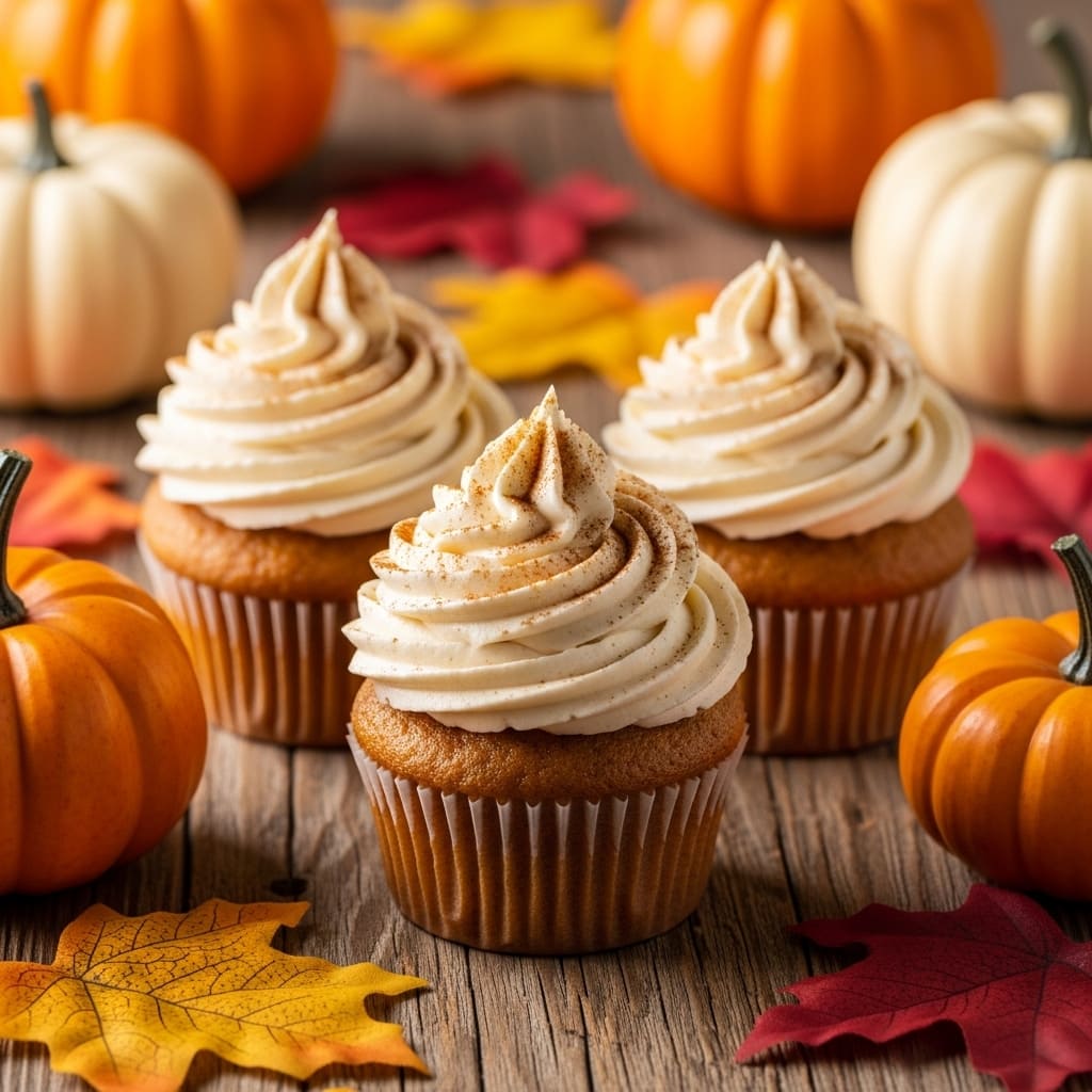 Pumpkin Spice Cupcakes | Easy Fall Cupcake Recipe
