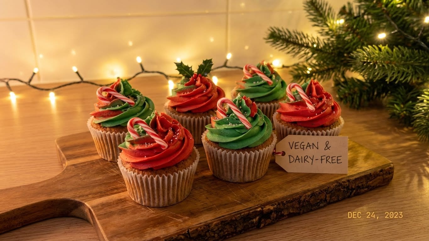 Delicious Vegan Christmas Cupcakes for Stunning Holidays