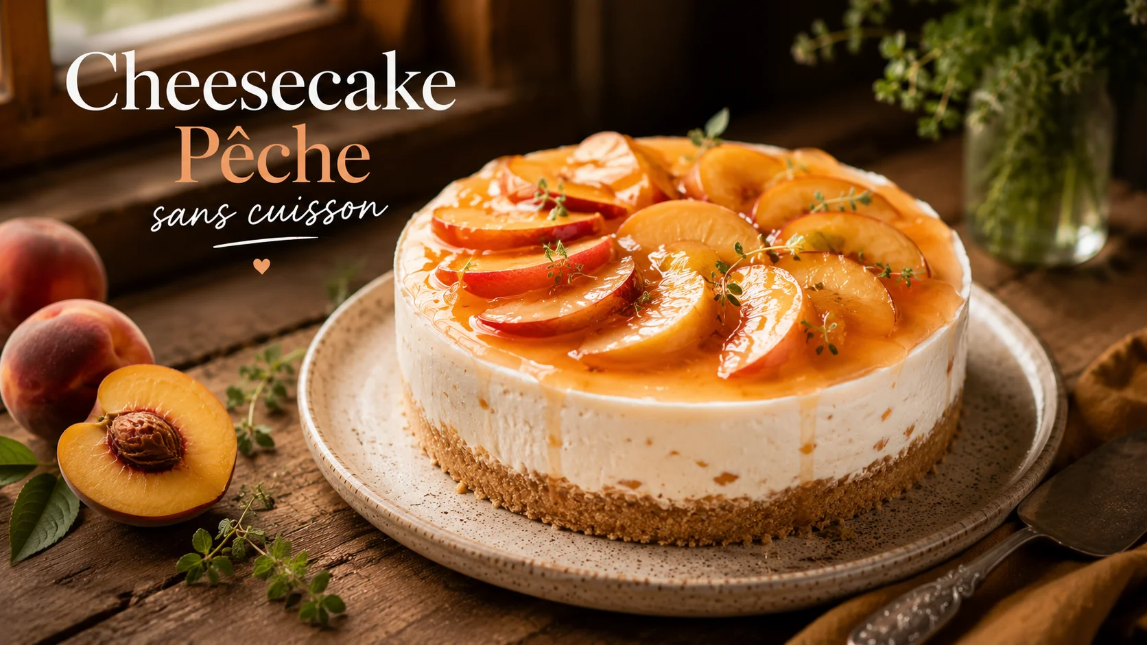 Ultimate No Bake Peach Cheesecake: Easy Summer Dessert