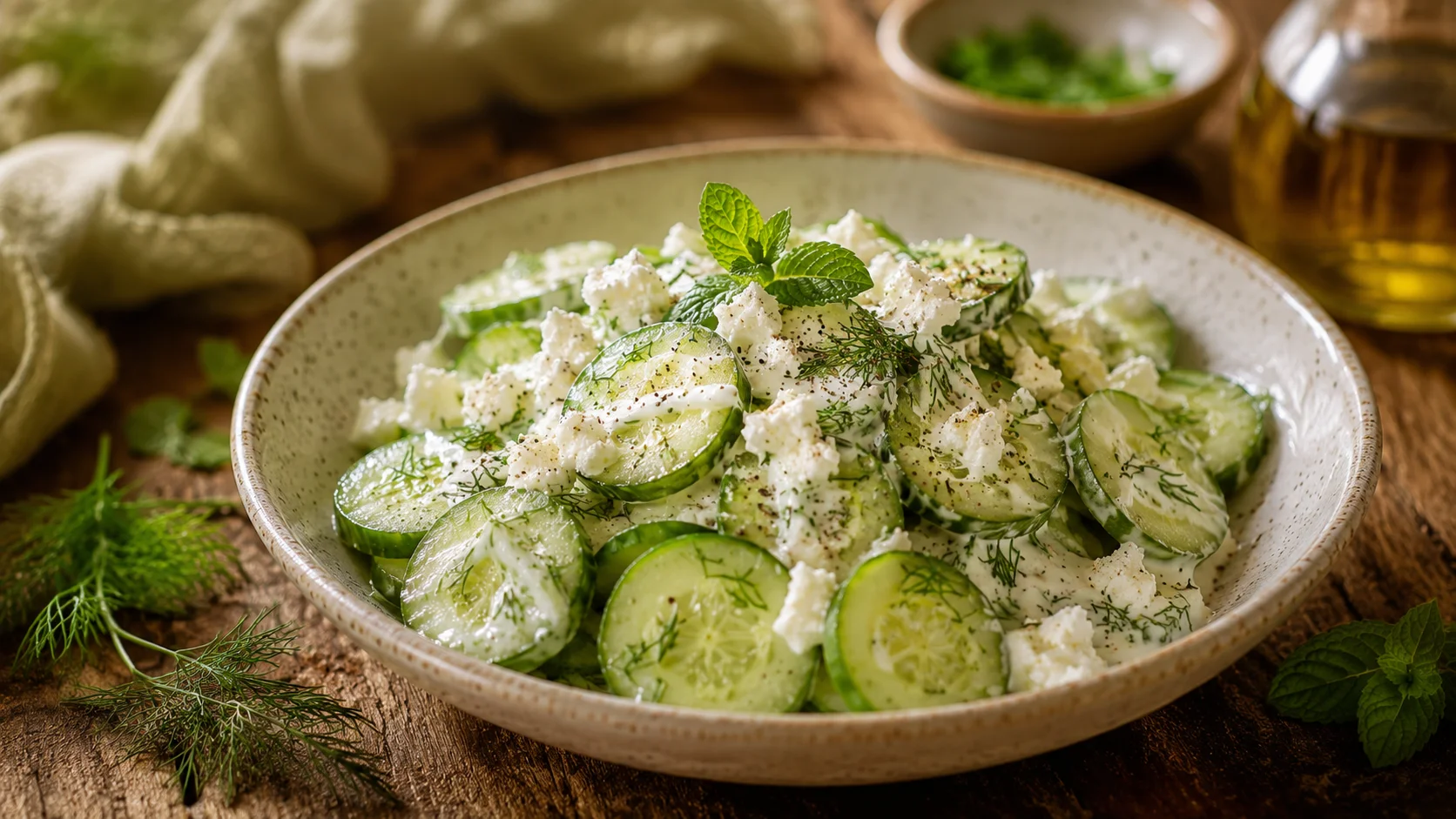 Ultimate Cucumber Cream Cheese Salad: Refreshing &amp; Easy