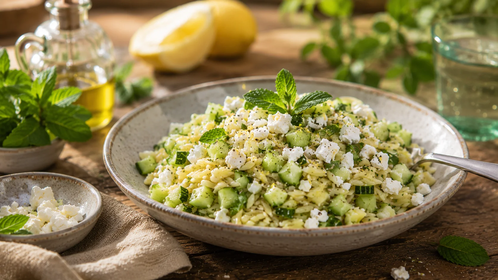 Ultimate Orzo Cucumber Feta Mint Salad – Refreshing Summer Favorite