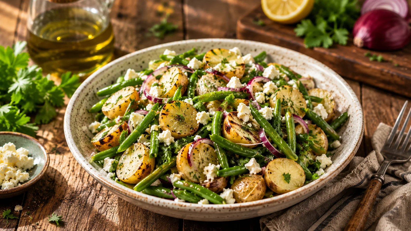 Ultimate Potato Green Bean Feta Salad: Fresh &amp; Easy Recipe