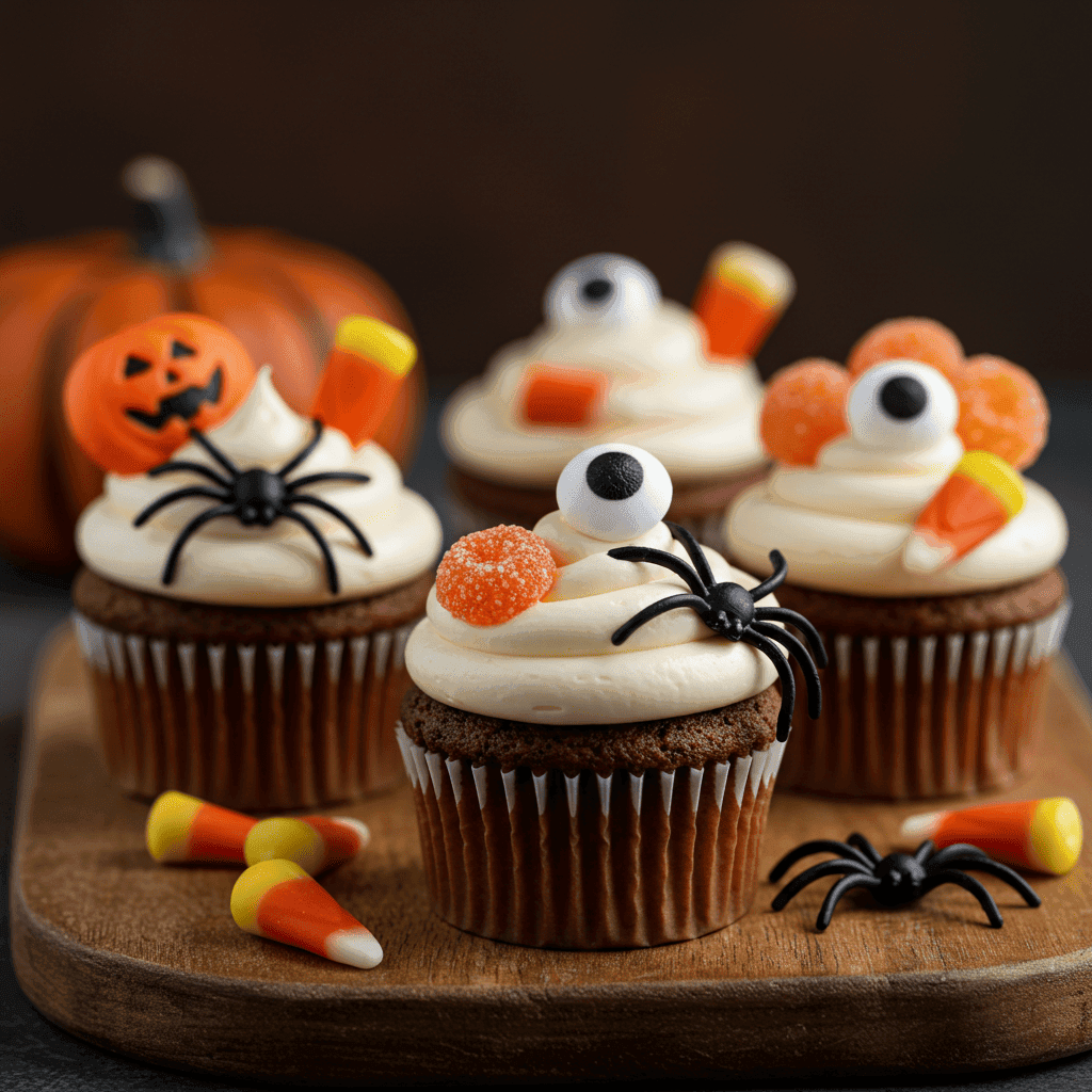 Halloween Cupcakes with Candy – Fun &amp; Festive Treats