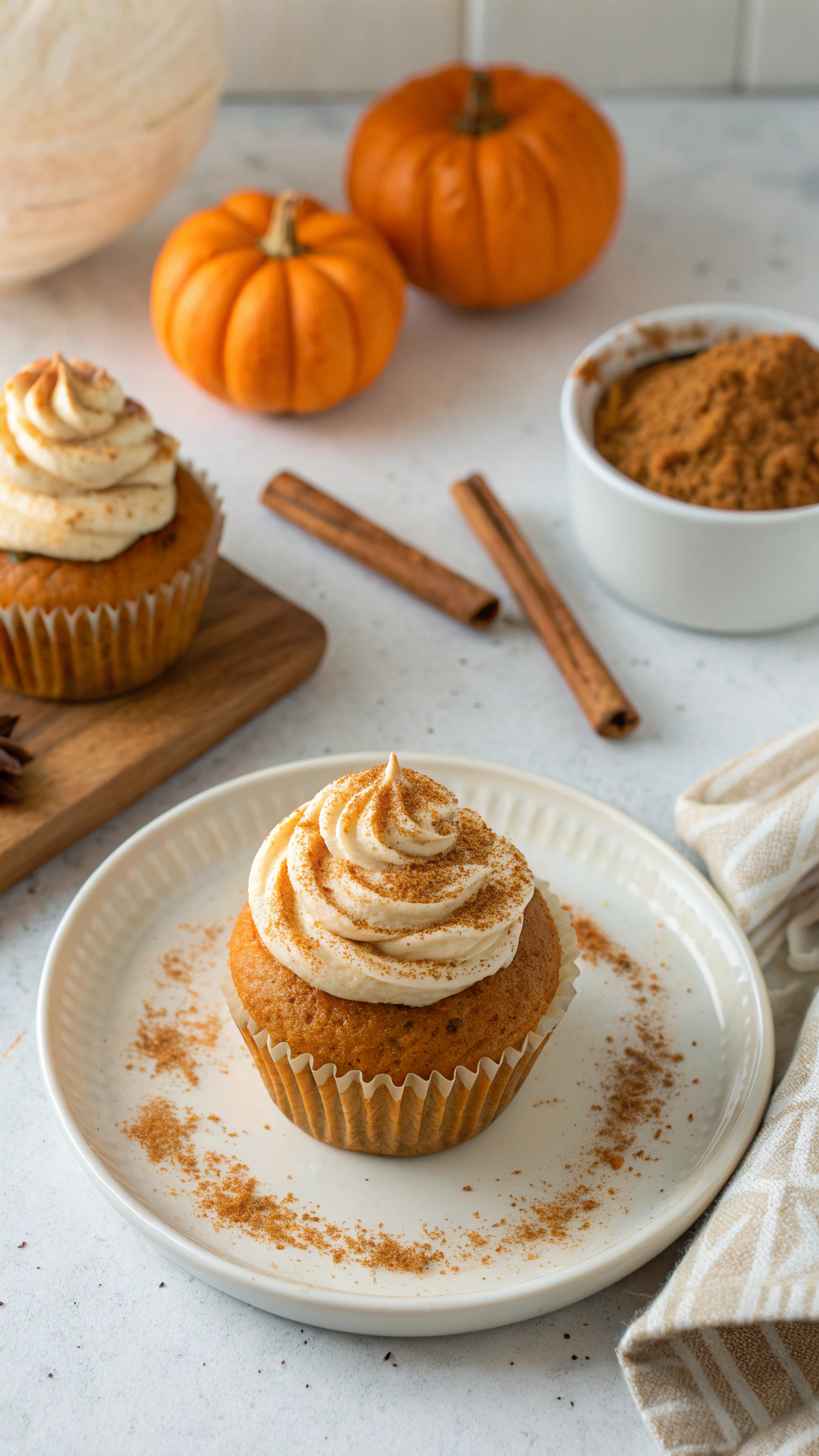 moist pumpkin cupcakes tutorial cooking process step