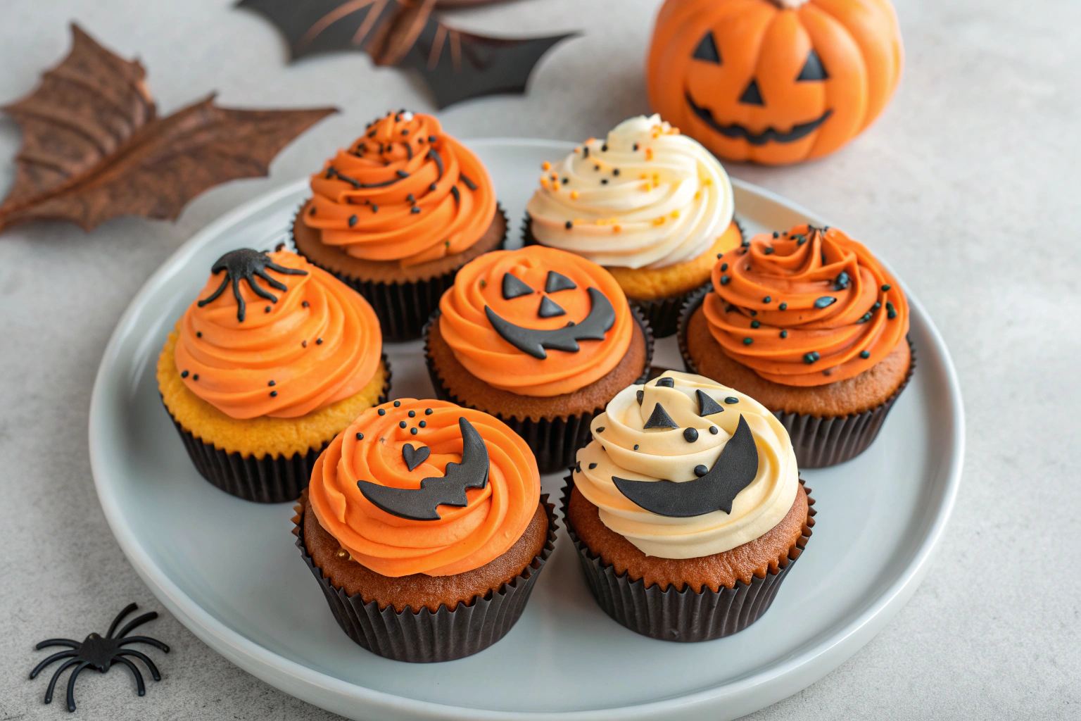 Light &amp; Festive Low-Fat Halloween Cupcakes – Guilt-Free Treats