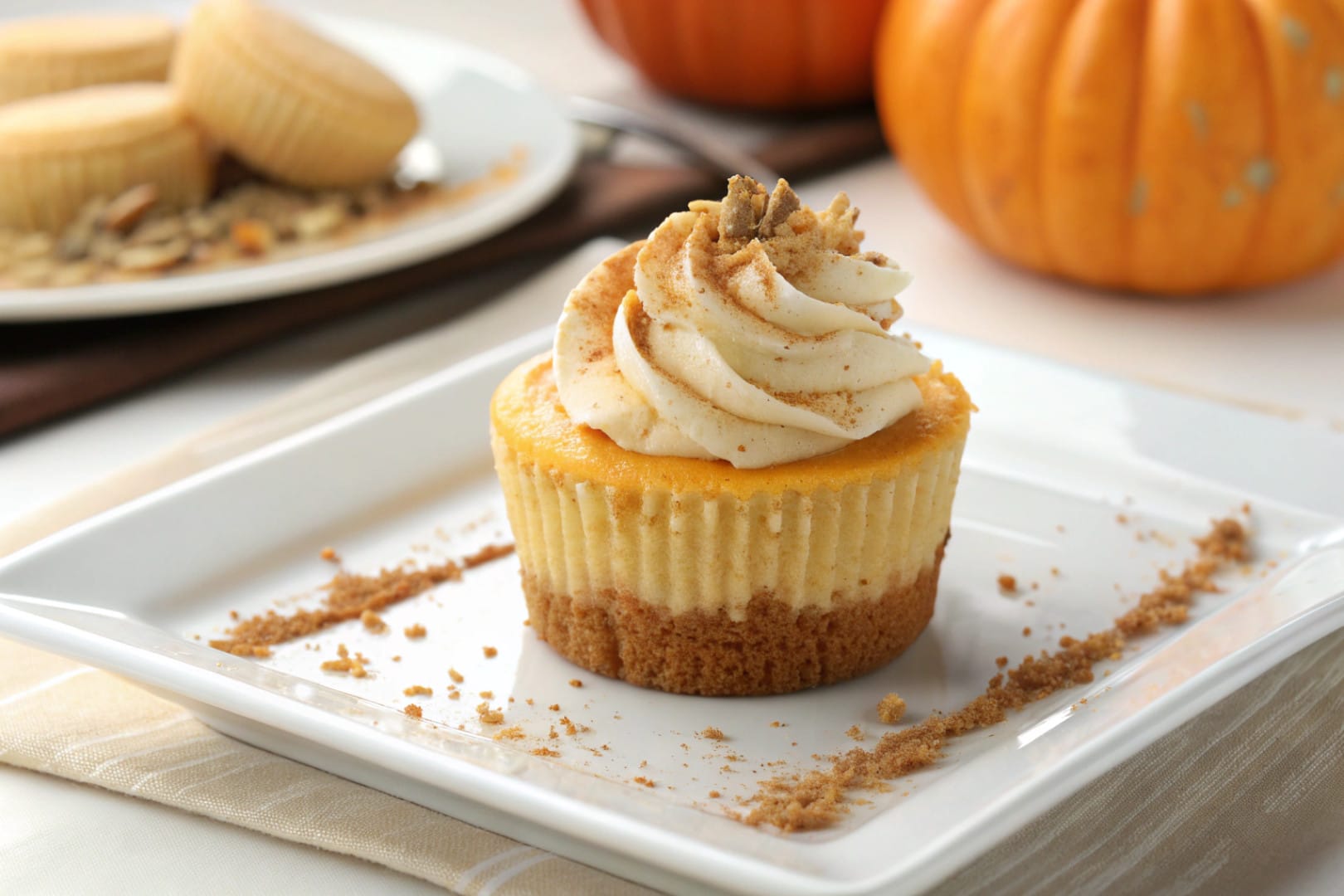 Creamy Pumpkin Cheesecake Cupcakes for Fall Bliss