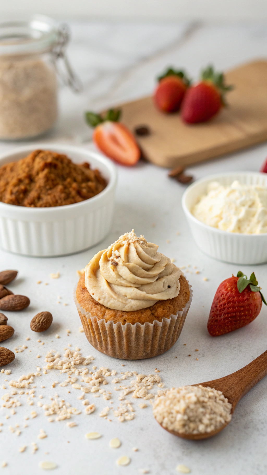 plant based cupcakes ingredients preparation