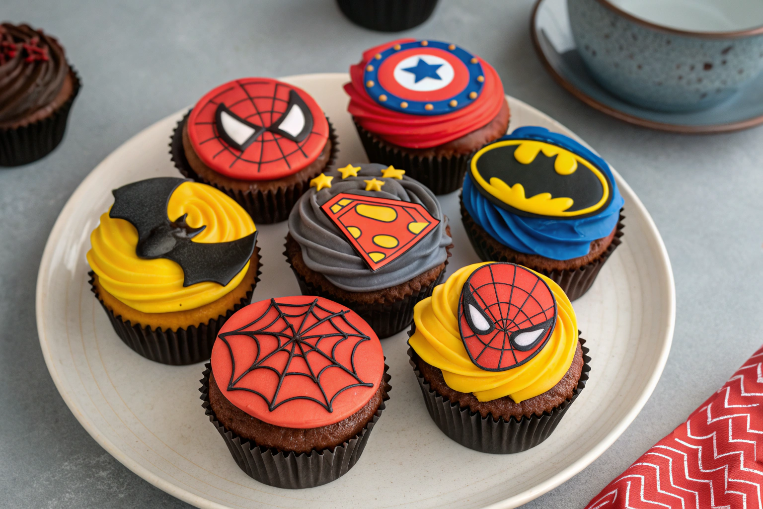 Irresistible Superhero Halloween Cupcakes – A Must-Try Spooky Recipe