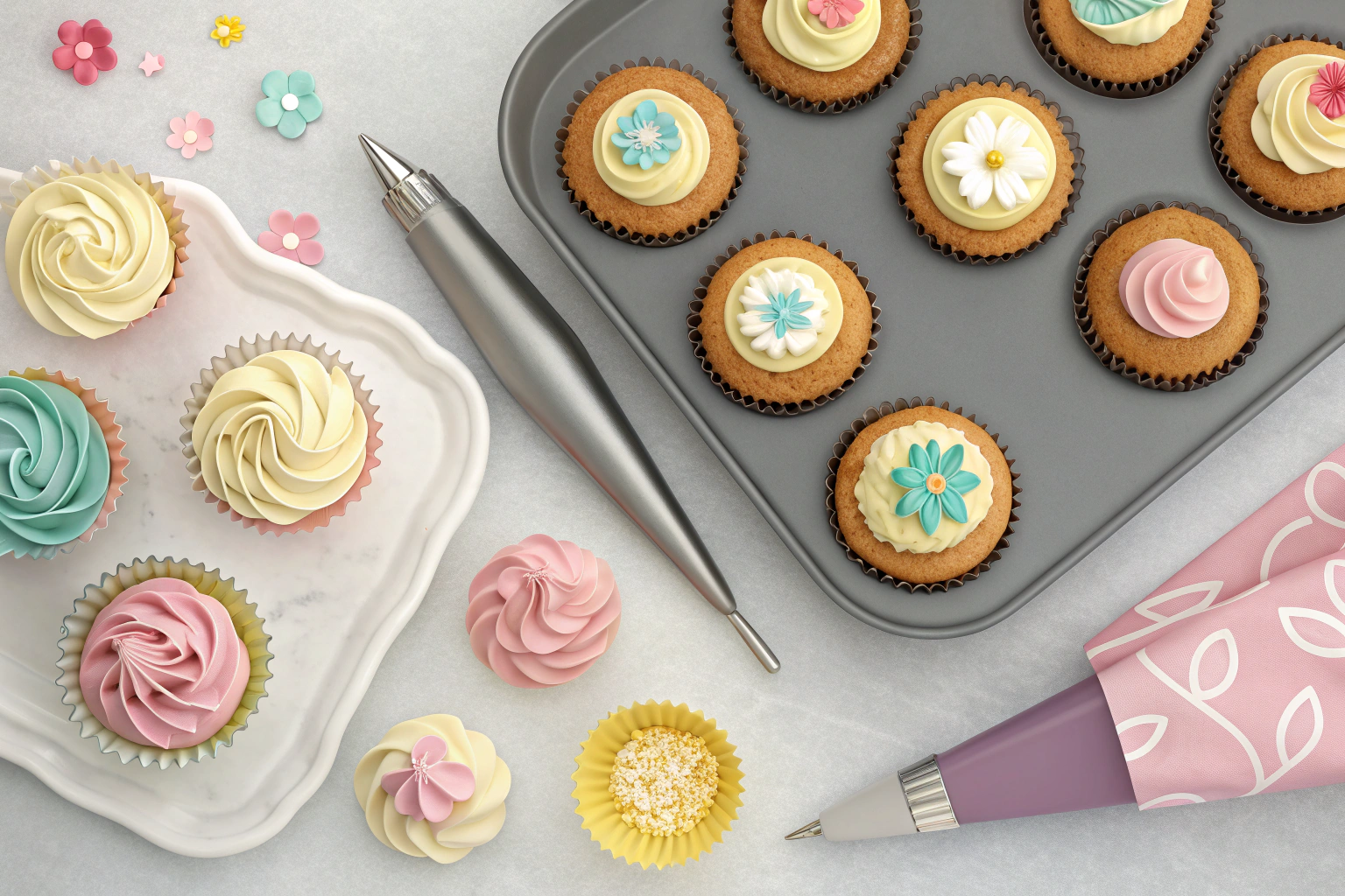 Piping Cupcakes Tutorial – Frost Like a Pro at Home